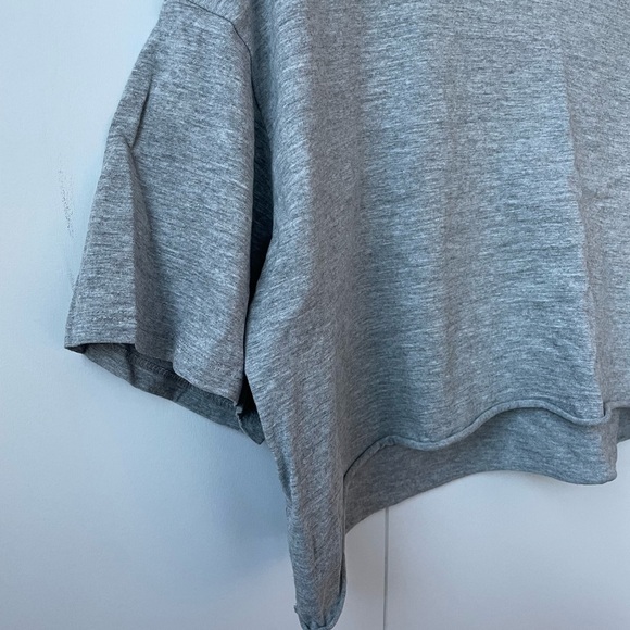 Rebel Sugar Heather Gray Crop Top - Picture 4 of 6